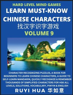 Mandarin Chinese Character Mind Games (Volume 9) - Hua, Ruyi