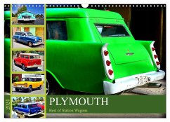 PLYMOUTH - Best of Station Wagons (Wandkalender 2024 DIN A3 quer), CALVENDO Monatskalender