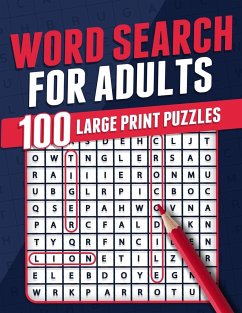 Word Search For Adults   100 Large Print Puzzles   Puzzle Book For Adults   Adult Activity Book   Large Print Search and Find Themed Puzzles   Brain Game   Solutions Included - Publishing, Rr