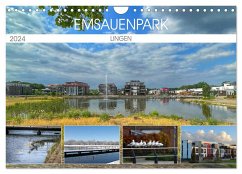 Emsauenpark Lingen (Wandkalender 2024 DIN A4 quer), CALVENDO Monatskalender - Schnellewelten