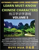 Chinese Character Search Brain Games (Volume 5)
