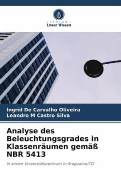 Analyse des Beleuchtungsgrades in Klassenräumen gemäß NBR 5413 - De Carvalho Oliveira, Ingrid;Castro Silva, Leandro M
