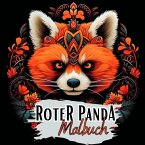Schwarzes &quote;Roter Panda Malbuch&quote;.