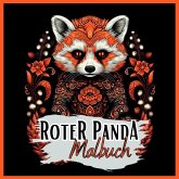 Schwarzes Malbuch "Roter Panda".