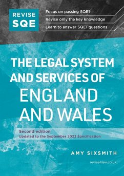 Revise SQE The Legal System and Services of England and Wales (eBook, ePUB) - Sixsmith, Amy
