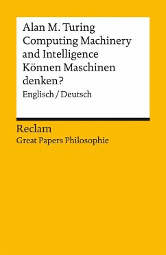 Computing Machinery and Intelligence / Können Maschinen denken? - Turing, Alan M.