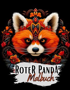 Schwarzes ¿Roter Panda Malbuch¿. - Schwarze Malbücher, Lucy´s