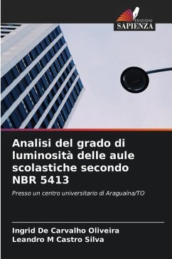 Analisi del grado di luminosità delle aule scolastiche secondo NBR 5413 - De Carvalho Oliveira, Ingrid;Castro Silva, Leandro M