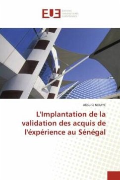 L'Implantation de la validation des acquis de l'éxpérience au Sénégal - Ndiaye, Alioune
