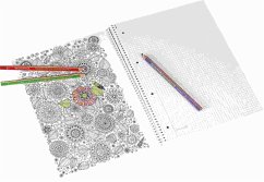 Cover BRUNNEN Collegeblock Premium Student FLORAL ZENart, A4 Lineatur 28, weiß