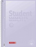 BRUNNEN Collegeblock Premium Student PASTELL, A4 Lineatur 28, 2 farbig