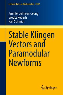 Stable Klingen Vectors and Paramodular Newforms - Johnson-Leung, Jennifer;Roberts, Brooks;Schmidt, Ralf
