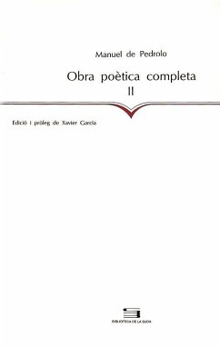 Obra poètica completa, II - Pedrolo, Manuel De