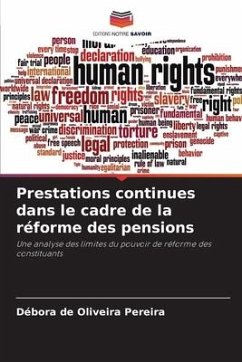 Prestations continues dans le cadre de la réforme des pensions - de Oliveira Pereira, Débora