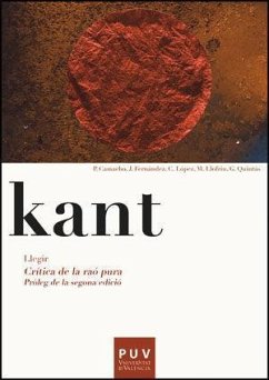 Kant : Llegir crítica de la raó pura - Quintas Alonso, Guillermo