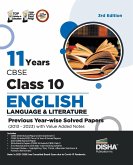 11 Years CBSE Class 10 English Language & Literature Previous Year-wise Solved Papers (2013 - 2023) with Value Added Notes 3rd Edition   Previous Year Questions PYQs