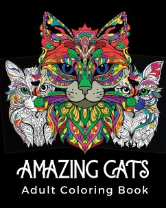 Amazing Cats Adult Coloring Book - Annable, Rhea