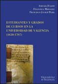 Estudiantes y grados de cursos en la Universidad de Valencia, 1650-1707