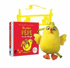 Pack de El pollo Pepe va al colegio + muñeco mochila