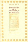 Instruccions per la ensenyança de minyons