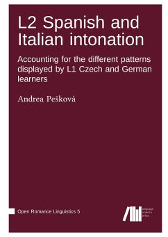 L2 Spanish and Italian intonation - Pe¿ková, Andrea