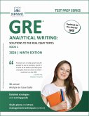 GRE Analytical Writing: Solutions to the Real Essay Topics - Book 1 (Test Prep Series) (eBook, ePUB)