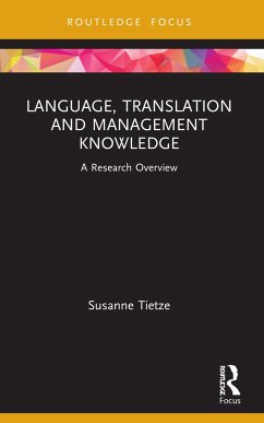 Language, Translation and Management Knowledge - Tietze, Susanne