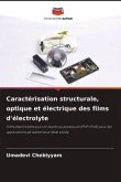 Caractérisation structurale, optique et électrique des films d'électrolyte