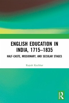 Cover English Education in India, 1715-1835