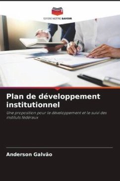 Plan de développement institutionnel - Galvão, Anderson