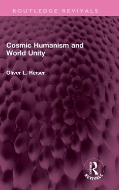 Cover Cosmic Humanism and World Unity