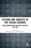 Citizens and Subjects of the Italian Colonies