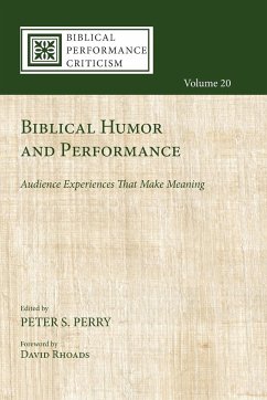 Biblical Humor and Performance