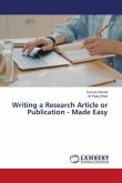 Writing a Research Article or Publication - Made Easy