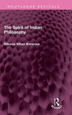 Cover The Spirit of Indian Philosophy