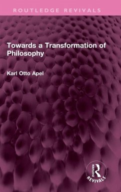 Cover Towards a Transformation of Philosophy