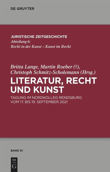 Literatur, Recht und Kunst (eBook, ePUB)