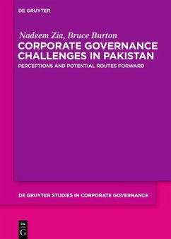 Corporate Governance Challenges in Pakistan (eBook, ePUB) - Zia, Nadeem; Burton, Bruce