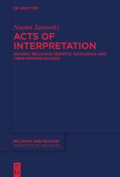 Acts of Interpretation - Janowitz, Naomi