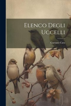 Elenco Degli Uccelli - Cara, Gaetano