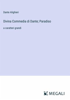 Cover Divina Commedia di Dante; Paradiso