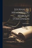 Journal Et Memoires Du Marquis D'Argenson