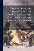 Excerpts of the Proceedings of the Society of the Cincinnati in the State of New Jersey