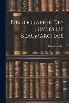 Cover Bibliographie Des Euvres De Beaumarchais