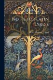 Notes for Latin Lyrics