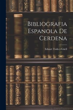 Bibliografia espanola de Cerdena