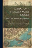 Directory, Newark Made Goods: Newark Manufacturers, Alphabetically Arranged in English, French, and Spanish