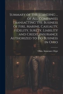 Summary of the Standing ... of All Companies Transacting the Business of Fire, Marine, Casualty, Fidelity, Surety, Liability and Credit Insurance Auth