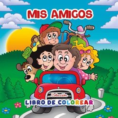 Cover Mis amigos : libro de colorear