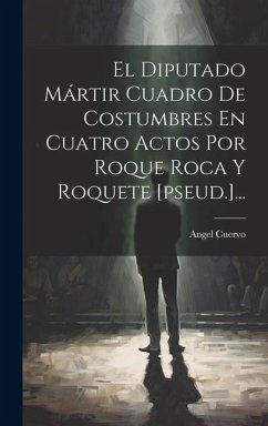 El Diputado Mártir Cuadro De Costumbres En Cuatro Actos Por Roque Roca Y Roquete [pseud.]... - Cuervo, Angel